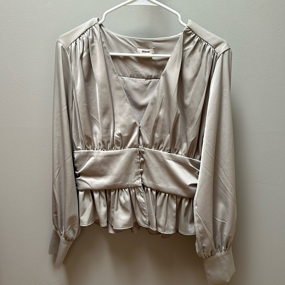 NWT Jason Wu peplum top